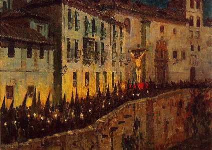 La Semana Santa de Granada en la pintura de Jorge Apperley