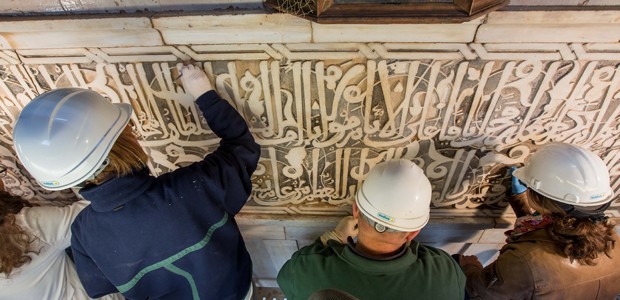Restauración con sorpresas en la Alhambra